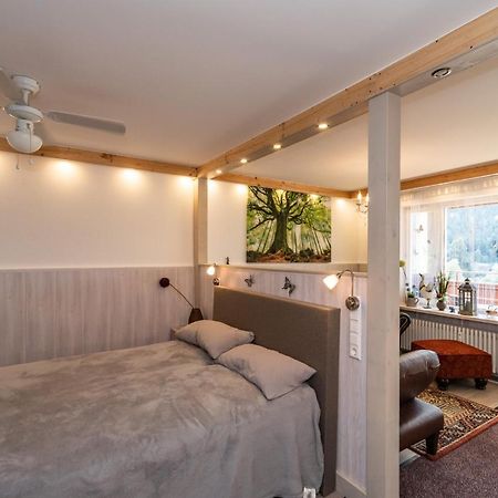 Apartamento Wohlfühloase im Schwarzwald mit Panoramablick Enzklösterle Exterior foto