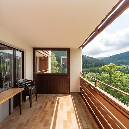 Apartamento Wohlfühloase im Schwarzwald mit Panoramablick Enzklösterle Exterior foto